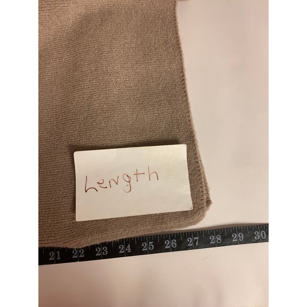 Urban Outfitters Mock Neck Sweater Rose Ash Oversized Neutral Womens SZ M - Picture 8 of 10